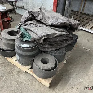 Pallet of Various Lengths of Wide Belts & Tarp
 UNRESERVED