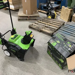 Greenworks Cordless Snow Blower and Cordless Leaf Blower/Vac w/ Charger (No Batteries)
 UNRESERVED