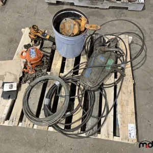 Pallet of Assorted Hoists & Cables
 UNRESERVED