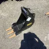 Trojan 35CL 12 in Digging Excavator Bucket - Fits 40mm Cat 303, 303.5, 304 Case, New Holland, Kobelco SK35 Deere/Hitachi 35D/G (Unused)