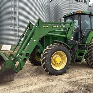 John Deere 7810 MWFD tractor with JD 840 SL loader s/n 005095