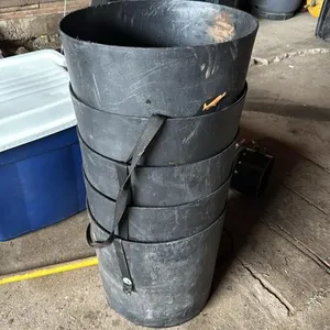 13” poly auger flex spout