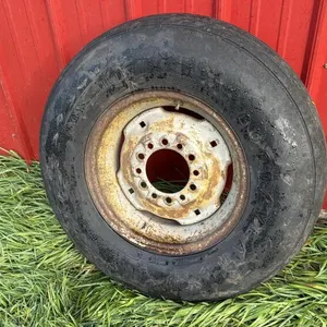 Used 7.60-15SL imp tire on rim