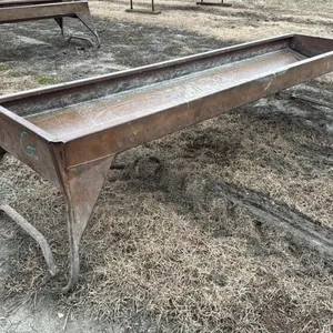 10’ metal feed trough (G)
