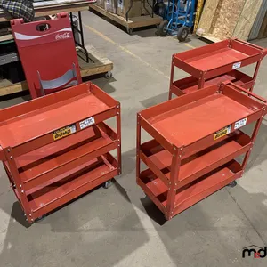 (3) Tolsen 3-Shelf Carts
 UNRESERVED