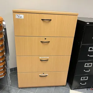 Wooden Lateral Filing Cabinet (2'x3'x55")
 UNRESERVED