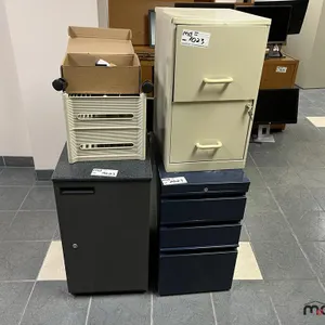 (3) Mini Filing Cabinets & File Organizer
 UNRESERVED
