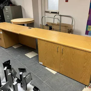 Wooden Desk Set (138"x2'x26")
 UNRESERVED