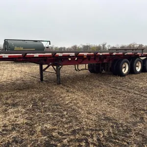 1996 Doepker highboy flat deck super-B trailers, VIN# 2DEHBFZ33T1010087 (Lead), VIN# 2DEHBFA21T1010088 (Pup) **SAFTIED**, OWNER: GEORGE ROELS FARMS LT