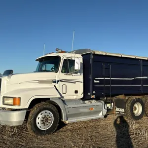 1994 Mack CH613 t/a grain truck, (RED DUMP),300,541km showing, SAFETIED, Owner: Andrew J Granger, Seller: Fraser Auction Service Ltd.________________,