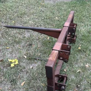 3 prong bale fork with adjustable mount