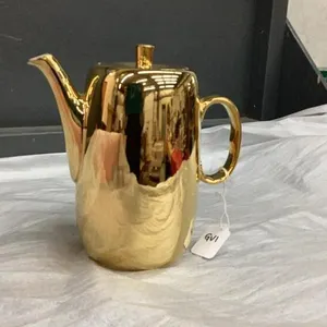 VINTAGE ROYAL WORCESTER "GOLD" COFFEE POT