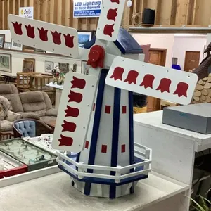 HANDCRAFTED "DUTCH" WOOD WINDMILL