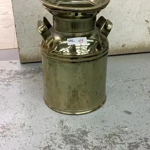 GOLD COLORED CREAM CAN