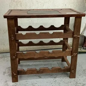 SMALL WOOD WINE RACK