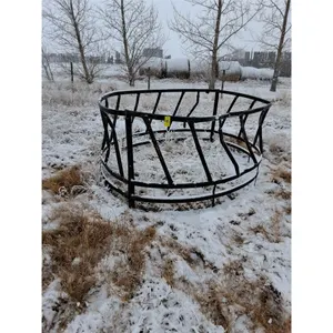 9 ft Round bale feeder, some damage as is