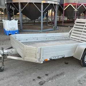2017 10’ Aluma 7710 aluminum S/a bumper hitch trailer, VIN# 1YGU51011HB146323, OWNER: Andrew J Granger, SELLER: FRASER AUCTION LTD ___________________
