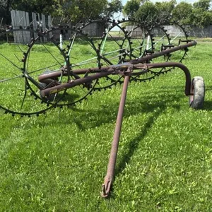 6-wheel hay rake