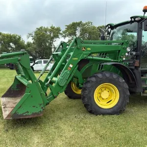John Deere 6125R MFWD tractor, S/N: 754371