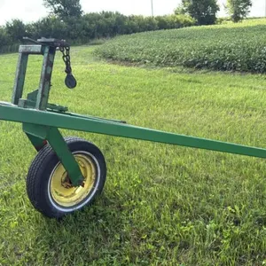 Single wheel tank hitch castor