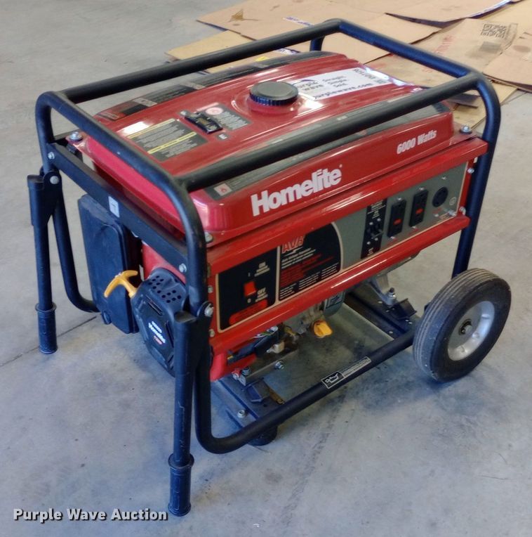 2006 Homelite HG6000 generator
