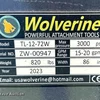 2023 Wolverine  TL-12-72W skid steer tiller