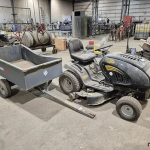 Yard Works Lawn Tractor and Rigid Utility Trailer
 UNRESERVED