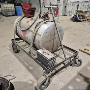 Synder Tank Corp. 100-Gallon Tank w/ Dump, Hose and Cart
 UNRESERVED
