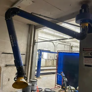 OSKAR AIR PRODUCTS FUME EXTRACTION ARM W/ FAN AND DUCTING