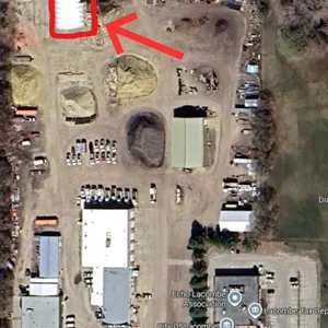 COVERALL BUILDING W/ LEGO BLOCK BASE 55'x70' - BUYER RESPONSIBLE TO REMOVE BY JULY 30, 2025