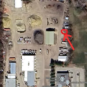 16ft x 14ft SHED ROOF ON 6x6 EMBEDDED POSTS -- (BUYER MUST HAVE BUILDING REMOVED BY JULY 30, 2026)  BY BIDDING ON THIS LOT YOU ARE AGREEING TO HAVE TH