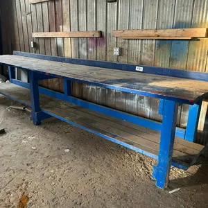 SHOP BUILT WORKBENCH 175"x35"x32"
