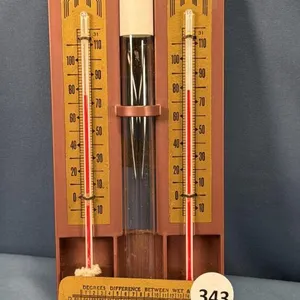 1940'S HUMIDITY THERMOMETER