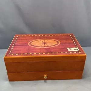 WOODEN JEWELLERY BOX