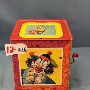MATTEL TIN JACK IN THE BOX