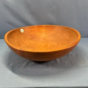 16IN WOODEN BUTTER BOWL