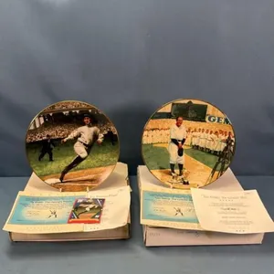 (2) BASEBALL PLATES