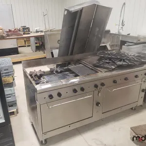 Quest Commercial Double Oven Range w/ Burners & Griddle
 UNRESERVED