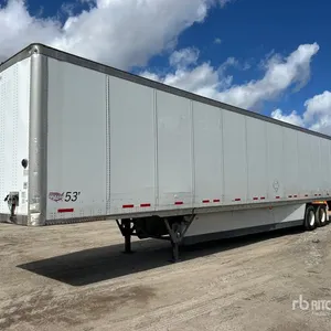 2015 Wabash 53 ft x 102 in T/A Van Trailer