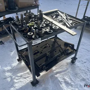 Metal Cart w/ Machine Shop Parts
 UNRESERVED