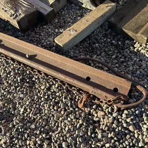 11’ Railroad iron w/ pull chains