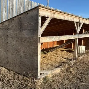 16’ wood calf shelter (A)