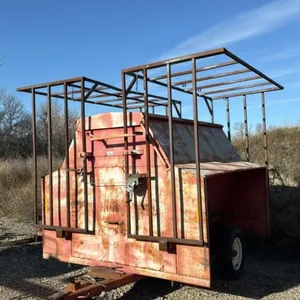 Approx 200-bushel Ranchers creep feeder on wheels s/n 1009-200
