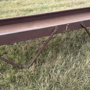 10’ metal feed trough (F)