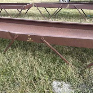 10’ metal feed trough (G)