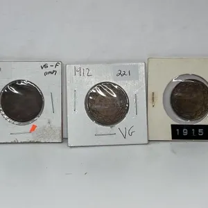 3 Large Cents - 1899, 1912, 1915