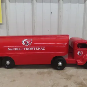 Otaco Minnitoy Pressed Steel Toy Tanker Truck, C. 1940s–1950s, Professionally Restored, 28"