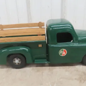 Structo BA Pressed Metal Deluxe Truck, Professionally Restored, C. 1950s, 17" Long