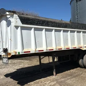 1989 Arne’s 24’ tandem axle end dump gravel trailer, SAFETIED, VIN# 2A9072423KA003826 ,OWNER: Fingas Farms LTD, **SAFETIED**, SELLER: FRASER AUCTION L