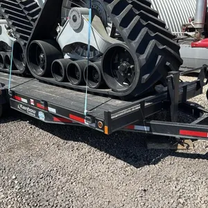 2019  18’ Rainbow tandem axle flat deck bumper hitch trailer, VIN# 2RGBE1826K1002370 , OWNER: Fingas Farms LTD , SELLER: FRASER AUCTION LTD __________